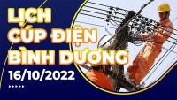 Lịch cúp điện Bình Dương mới nhất ngày 16/10/2022