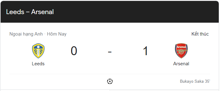 Link xem trực tiếp Arsenal vs Leeds (20h00 ngày 16/10) vòng 11 Ngoại hạng Anh