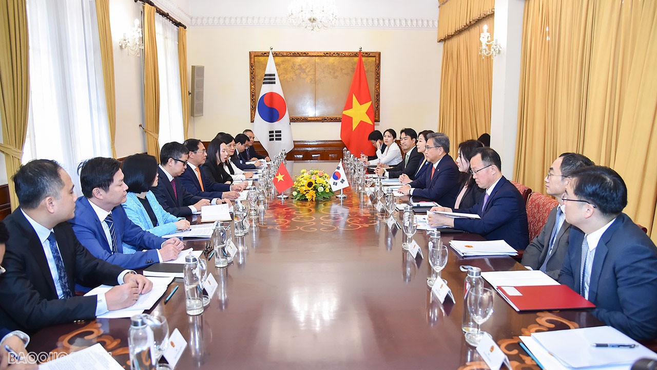 Hai bên sẽ tiếp tục nâng cao chất lượng hợp tác kinh tế, thương mại, đầu tư và phấn đấu sớm hoàn thành mục tiêu kim ngạch thương mại song phương đạt 100 tỷ USD vào năm 2023 và hướng tới mục tiêu đạt 150 tỷ USD vào năm 2030. Bộ trưởng Ngoại giao Bùi Thanh 