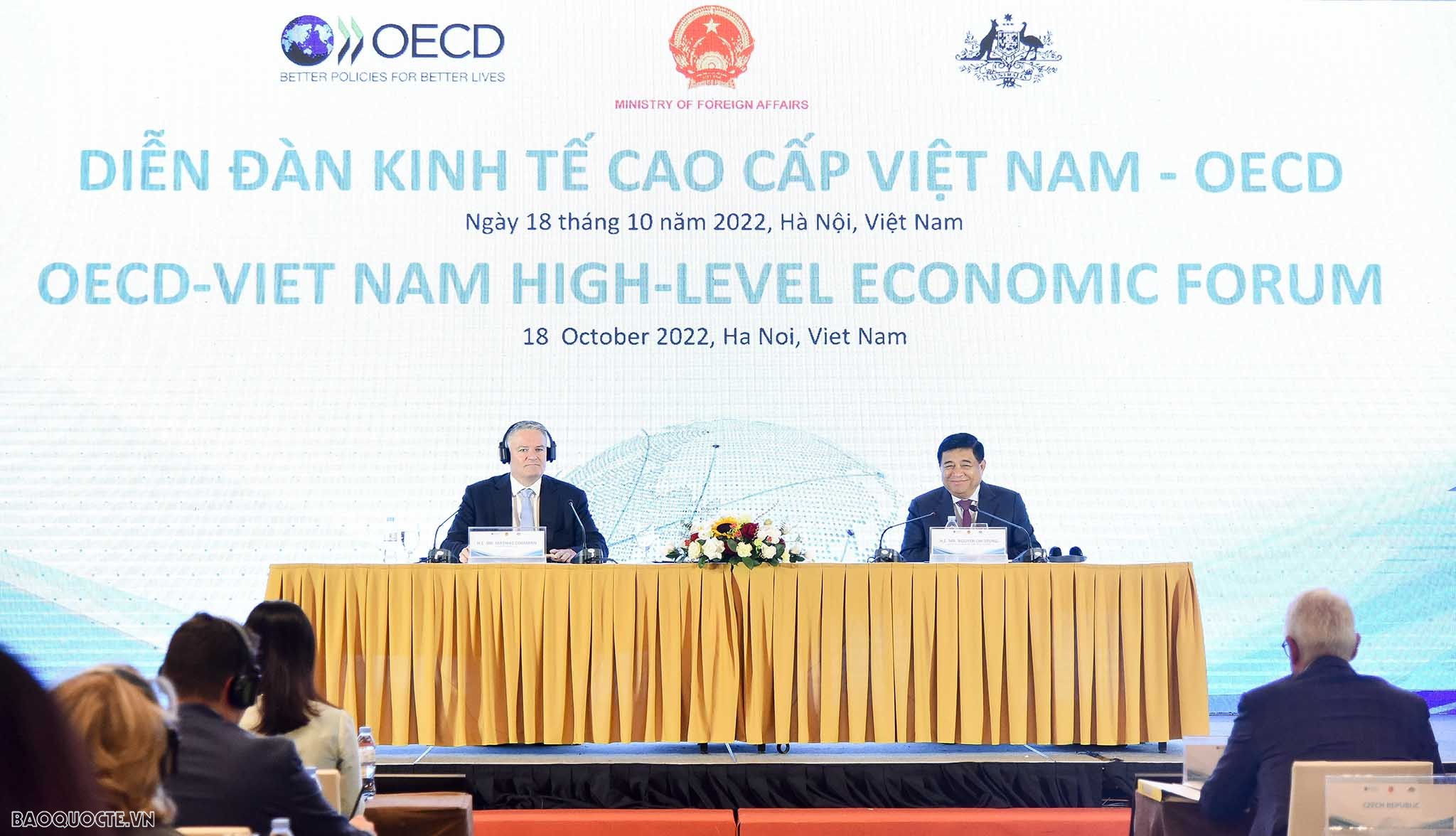 Diễn đàn Cao cấp OECD-Đông Nam Á: Điểm hẹn của các ý tưởng về tầm nhìn hợp tác mới