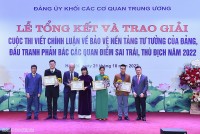 Đảng bộ Bộ Ngoại giao có nhiều bài dự thi nhất cuộc thi viết chính luận bảo vệ nền tảng tư tưởng của Đảng