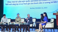Tổng thư ký LHQ gửi gắm thông điệp về đoàn kết tới thanh niên Việt Nam