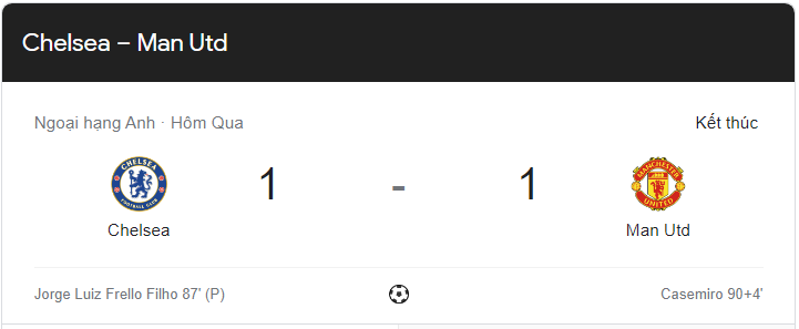 Link xem trực tiếp MU vs Chelsea (23h30 ngày 22/10) vòng 13 Ngoại hạng Anh