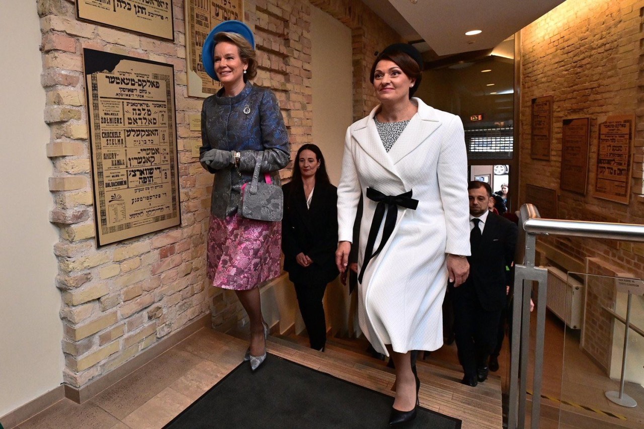 Hình ảnh của Nhà vua và Hoàng hậu Bỉ tại Lithuania