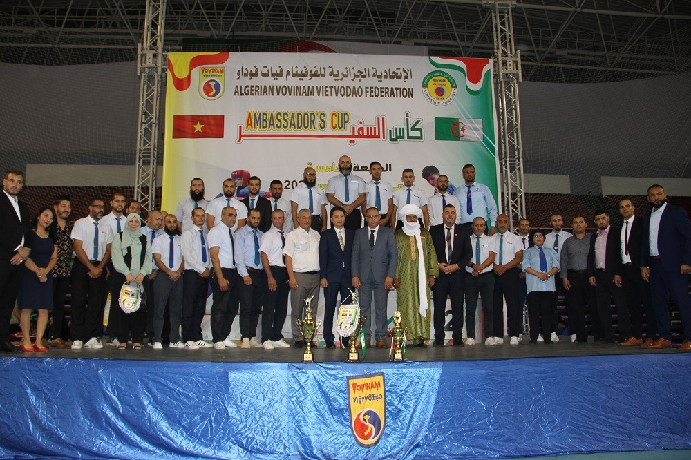 Giải Vovinam Cúp Đại sứ 2022 hướng tới kỷ niệm 60 năm thiết lập quan hệ ngoại giao Việt Nam - Algeria. (Nguồn: Đại sứ quán Việt Nam tại Algeria)
