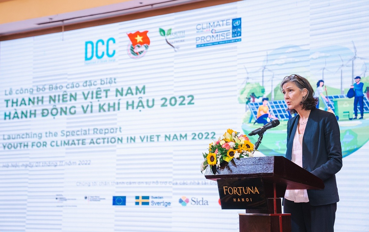 Lễ công bố 'Báo cáo đặc biệt thanh niên Việt Nam hành động vì khí hậu 2022' Lễ công bố 'Báo cáo đặc biệt thanh niên Việt Nam hành động vì khí hậu 2022'