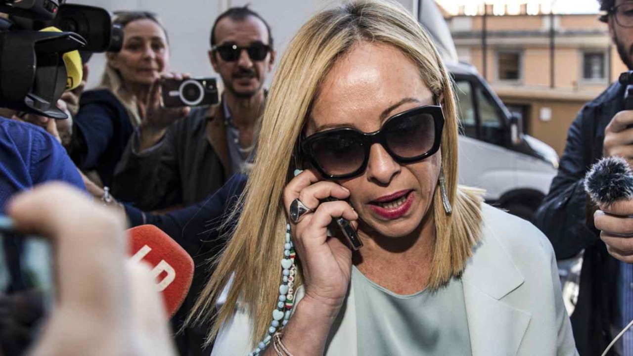 ‘Italy is fully, and with its head held high, part of Europe and Nato,’ said Giorgia Meloni © Angelo Carconi/EPA-EFE/Shutterstock