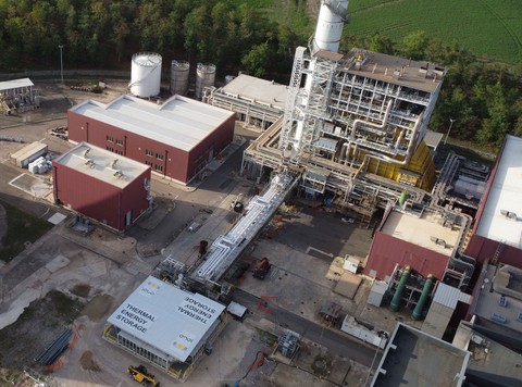 Enel and Brenmiller's first-of-its-kind Thermal Energy Storage (“TES”) system at the Santa Barbara power plant in Tuscany, Italy (Photo: Business Wire)