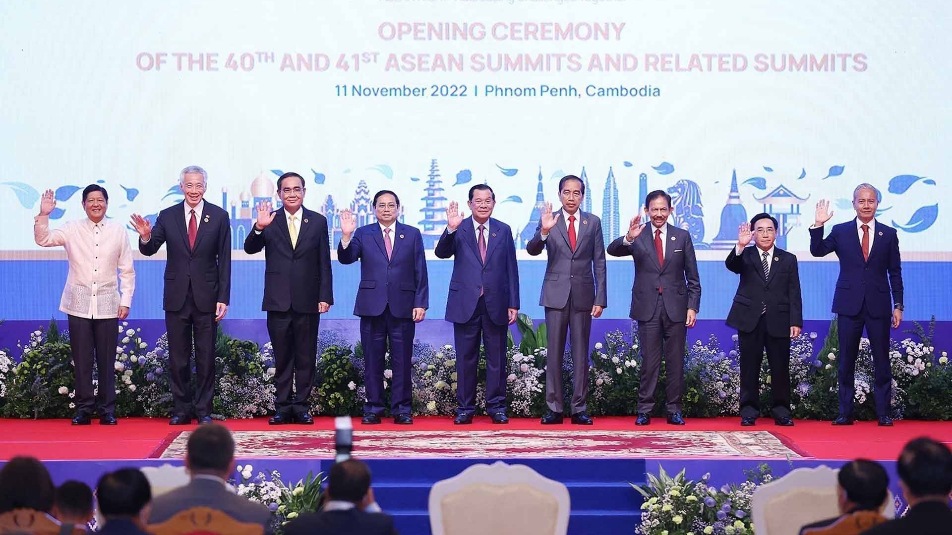 Hội nghị cấp cao ASEAN lần thứ 40, 41 chính thức khai mạc