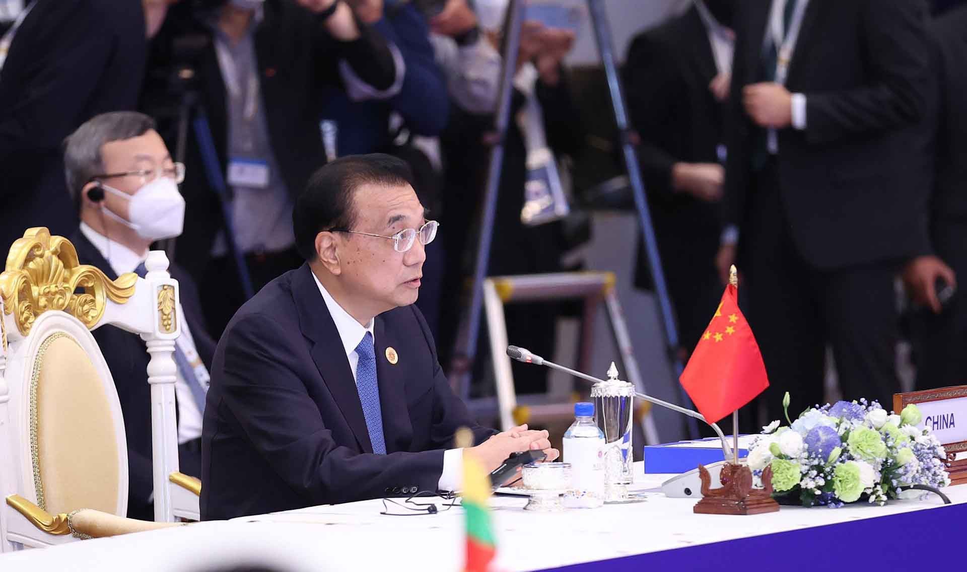 Thủ tướng Trung Quốc Lý Khắc Cường tại Hội nghị. (Nguồn: VGP)