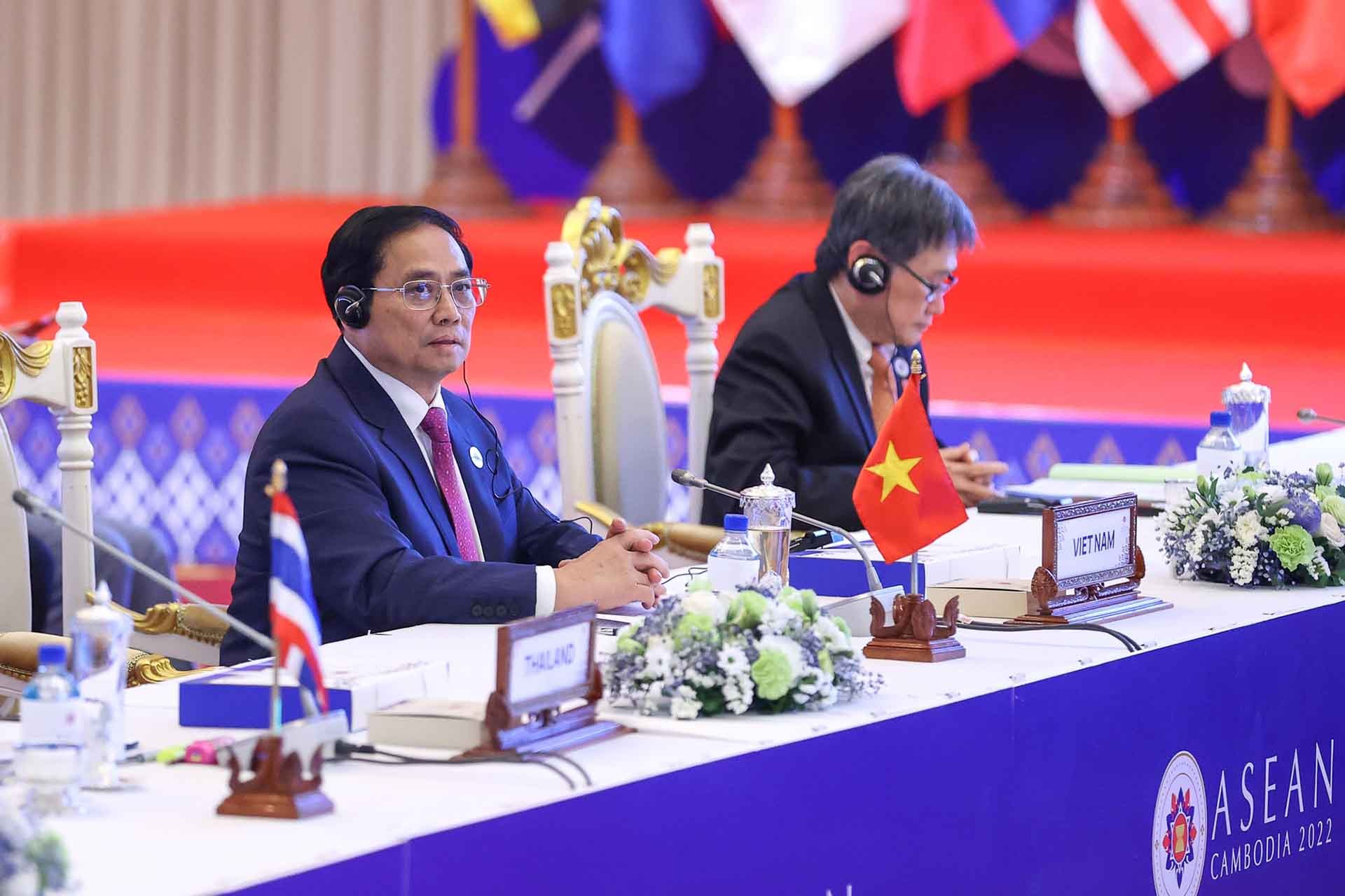 Thủ tướng Chính phủ Phạm Minh Chính tại Hội nghị. (Nguồn: VGP)