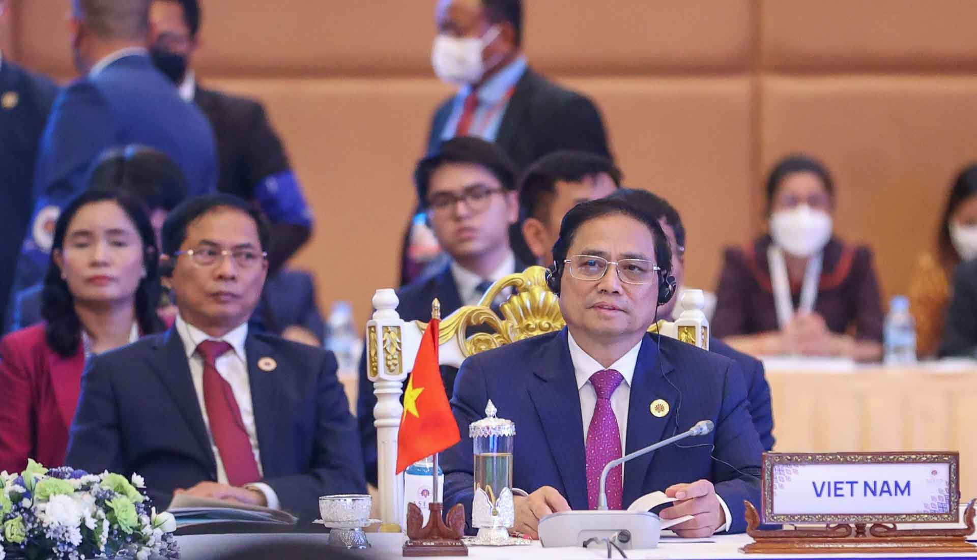 Thủ tướng Phạm Minh Chính tại Hội nghị. (Nguồn: VGP)