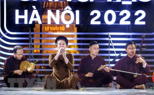 Tưng bừng Liên hoan trình diễn di sản văn hóa phi vật thể Hà Nội