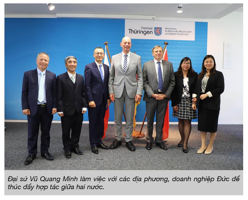 Nắm bắt cơ hội 'vàng' đưa quan hệ Đối tác chiến lược Việt Nam-Đức lên tầm cao mới