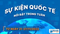 Dự kiến các sự kiện quốc tế nổi bật tuần từ ngày 21/11-27/11