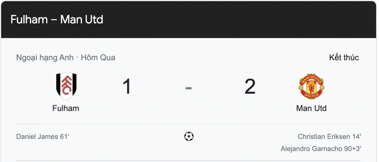 Link xem trực tiếp MU vs Fulham (23h30 ngày 13/11) vòng 16 Ngoại hạng Anh Link xem trực tiếp MU vs Fulham (23h30 ngày 13/11) vòng 16 Ngoại hạng Anh