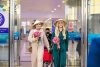 Những thí sinh đầu tiên của Hoa hậu Du lịch Thế giới 2022 đã đến Việt Nam