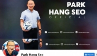 HLV  Park Hang Seo tạo tài khoản, tham gia mạng Facebook