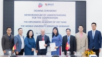 Học viện Ngoại giao ký kết Bản ghi nhớ hợp tác với Tổ chức hỗ trợ đại học thế giới Đức (WUS)