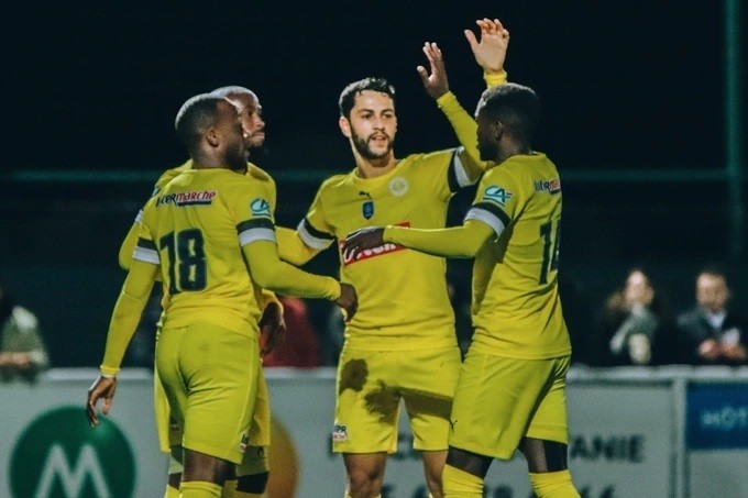 Đồng đội của Quang Hải tại CLB Pau FC giành chiến thắng 1-0 trước Colomier. (Nguồn: Dân trí)