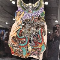 Biến da có hình xăm thành tác phẩm nghệ thuật