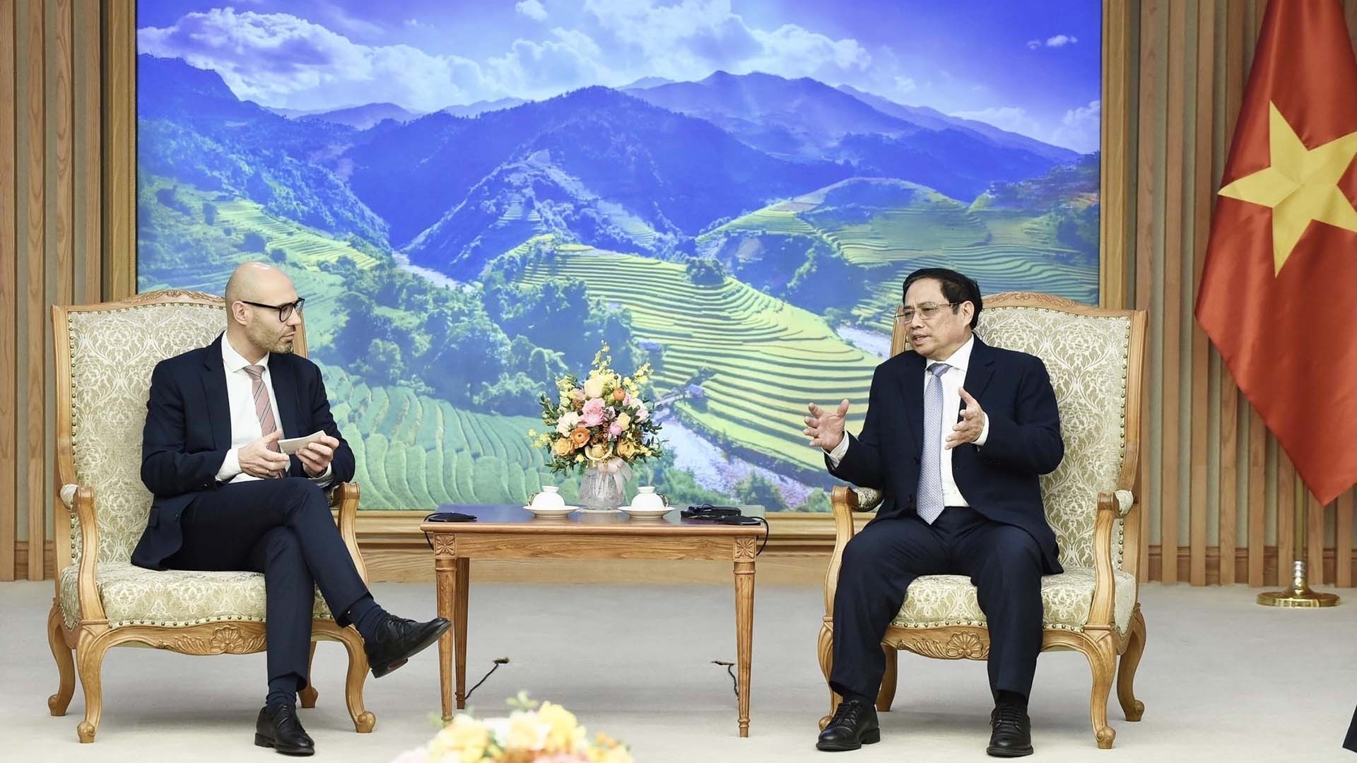 Thủ tướng Phạm Minh Chính tiếp Tổng thư ký Tòa trọng tài thường trực