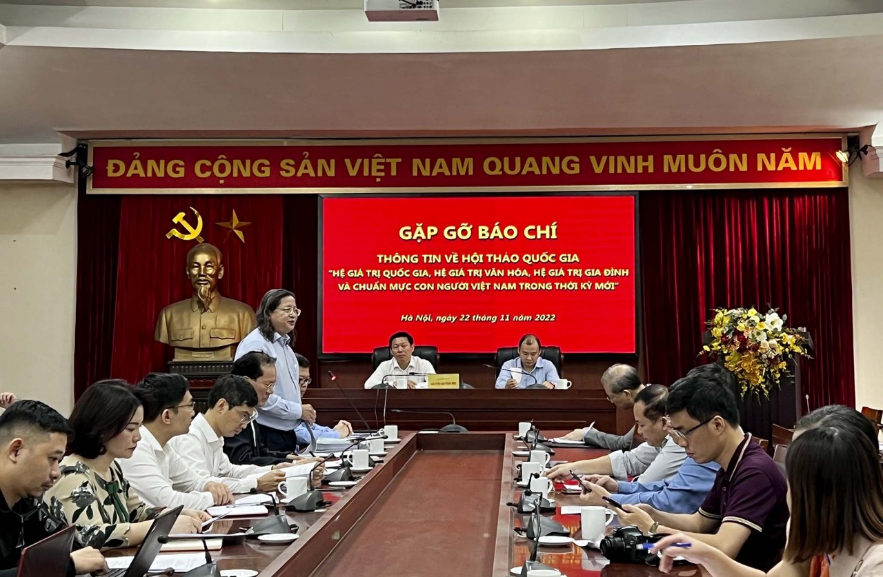 Hơn 90 bài tham luận gửi đến tham gia Hội thảo quốc gia ‘Hệ giá trị quốc gia, hệ giá trị văn hóa, hệ giá trị gia đình và chuẩn mực con người Việt Nam