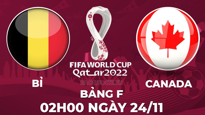 Link xem trực tiếp Bỉ vs Canada (02h00 ngày 24/11) bảng E World Cup 2022 - trực tiếp VTV2 Link xem trực tiếp Bỉ vs Canada (02h00 ngày 24/11) bảng F World Cup 2022 - trực tiếp VTV3