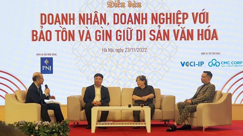 Khẳng định sứ mệnh của doanh nhân trong bảo tồn và gìn giữ di sản văn hóa Khẳng định sứ mệnh của doanh nhân trong bảo tồn và gìn giữ di sản văn hóa