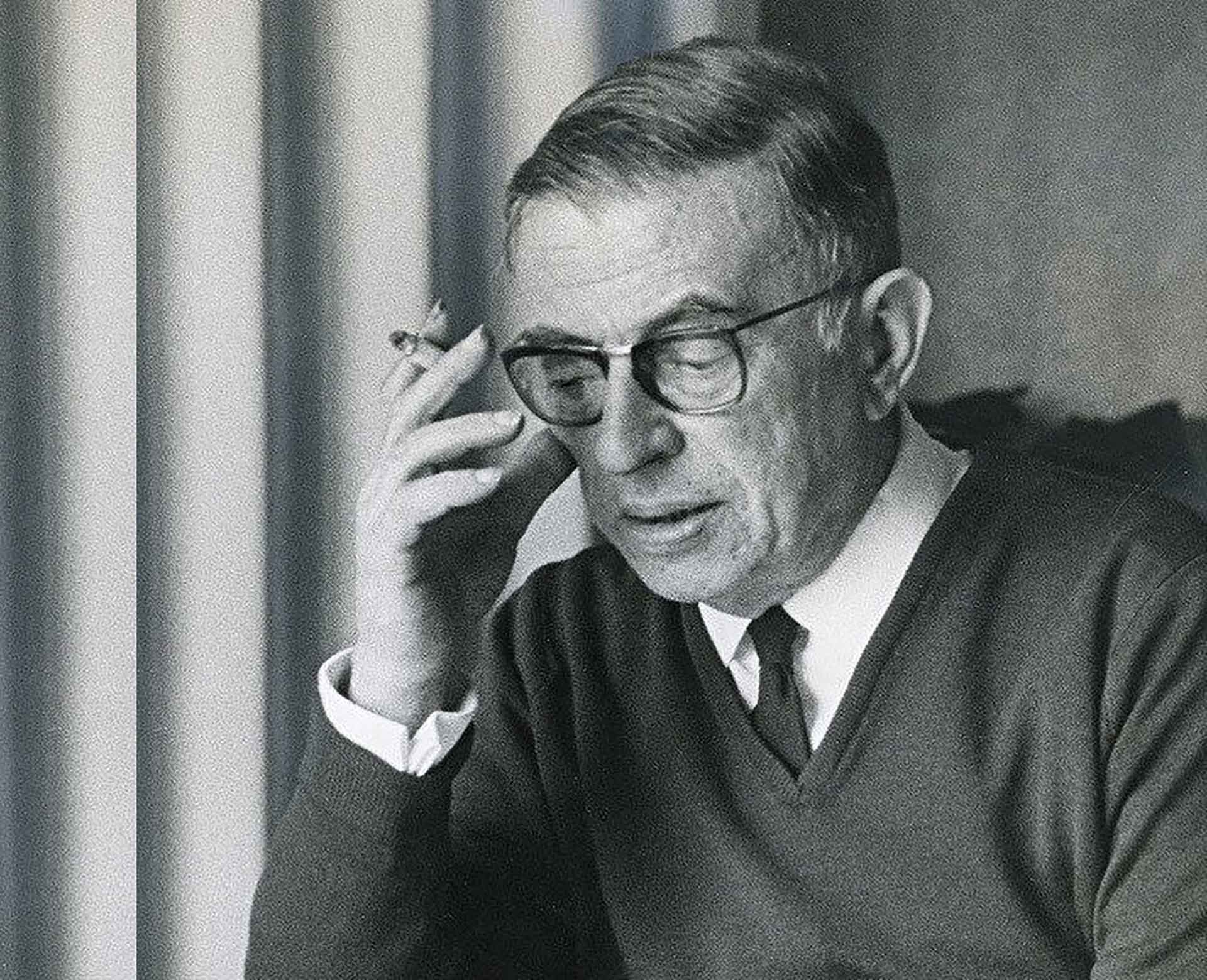 Nhà triết học, nhà văn Sartre Jean-Paul. 