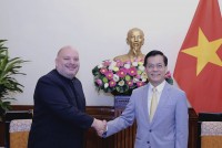 Thứ trưởng Hà Kim Ngọc tiếp xã giao Thứ trưởng Ngoại giao Venezuela