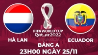Link xem trực tiếp Hà Lan vs Ecuador (23h00 ngày 25/11) bảng A World Cup 2022 - trực tiếp VTV2