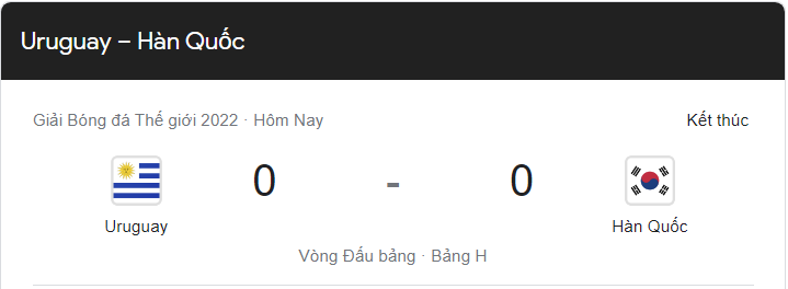 Link xem trực tiếp Uruguay vs Hàn Quốc (20h00 ngày 24/11) bảng H World Cup 2022 - trực tiếp VTV2