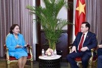 Chủ tịch Quốc hội Vương Đình Huệ tiếp Chủ tịch Tập đoàn phát triển Đặc khu Clark