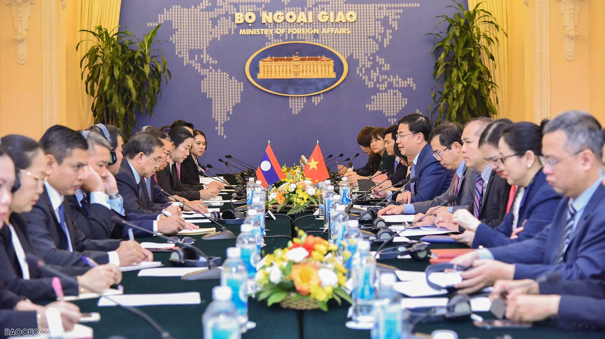 Việt Nam-Lào: Nhất trí cao về định hướng và biện pháp phát huy vai trò của hai Bộ Ngoại giao