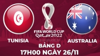 Link xem trực tiếp Tunisia vs Australia (17h00 ngày 26/11) bảng D World Cup 2022 - trực tiếp VTV5