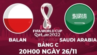 Link xem trực tiếp Ba Lan vs Saudi Arabia (20h00 ngày 26/11) bảng C World Cup 2022 - trực tiếp VTV2