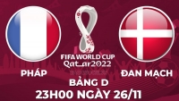 Link xem trực tiếp Pháp vs Đan Mạch (23h00 ngày 26/11) bảng D World Cup 2022 - trực tiếp VTV2