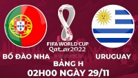 Link xem trực tiếp Bồ Đào Nha vs Uruguay (02h00 ngày 29/11) bảng H World Cup 2022 - trực tiếp VTV3