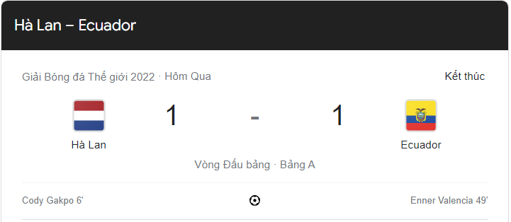 Link xem trực tiếp Hà Lan vs Ecuador (23h00 ngày 25/11) bảng A World Cup 2022 - trực tiếp VTV2