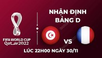 Nhận định trận đấu giữa Tunisia vs Pháp, 22h00 ngày 30/11 - lịch thi đấu World Cup 2022