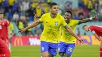 Highlights Brazil vs Thụy Sĩ: Tiền vệ Casemiro tỏa sáng giúp Brazil qua vòng bảng World Cup