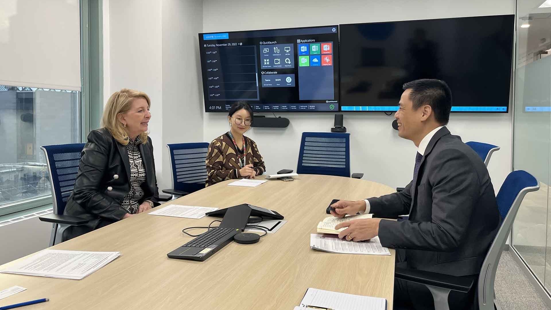 Đại sứ, Trưởng Phái đoàn Việt Nam tại Liên hợp quốc làm việc với Giám đốc chấp hành UNICEF