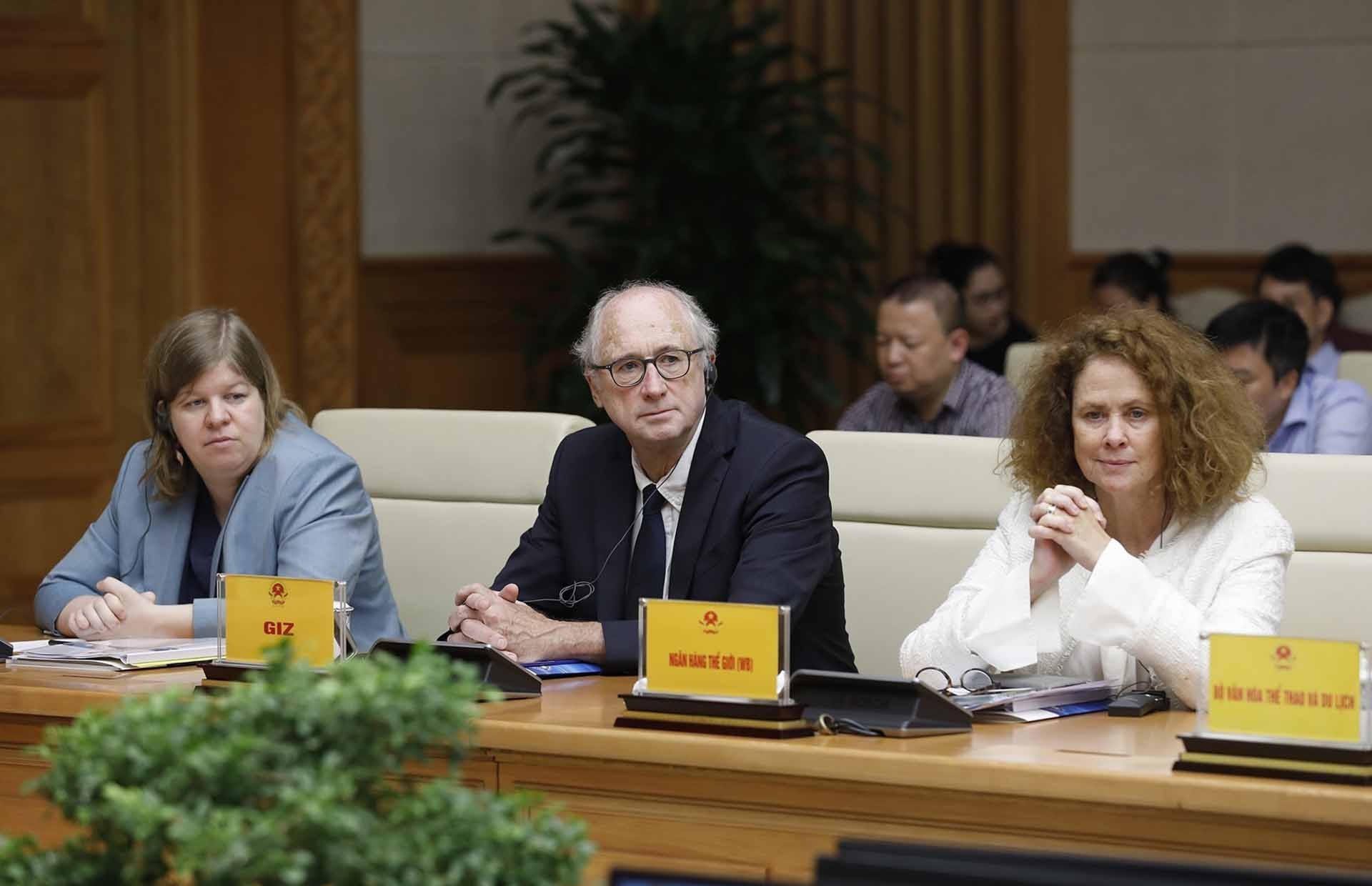 Đại diện các tổ chức quốc tế tham dự hội nghị. (Nguồn: TTXVN)