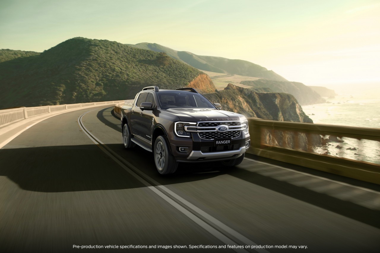Cận cảnh Ford Ranger Platinum được sản xuất tại Australia