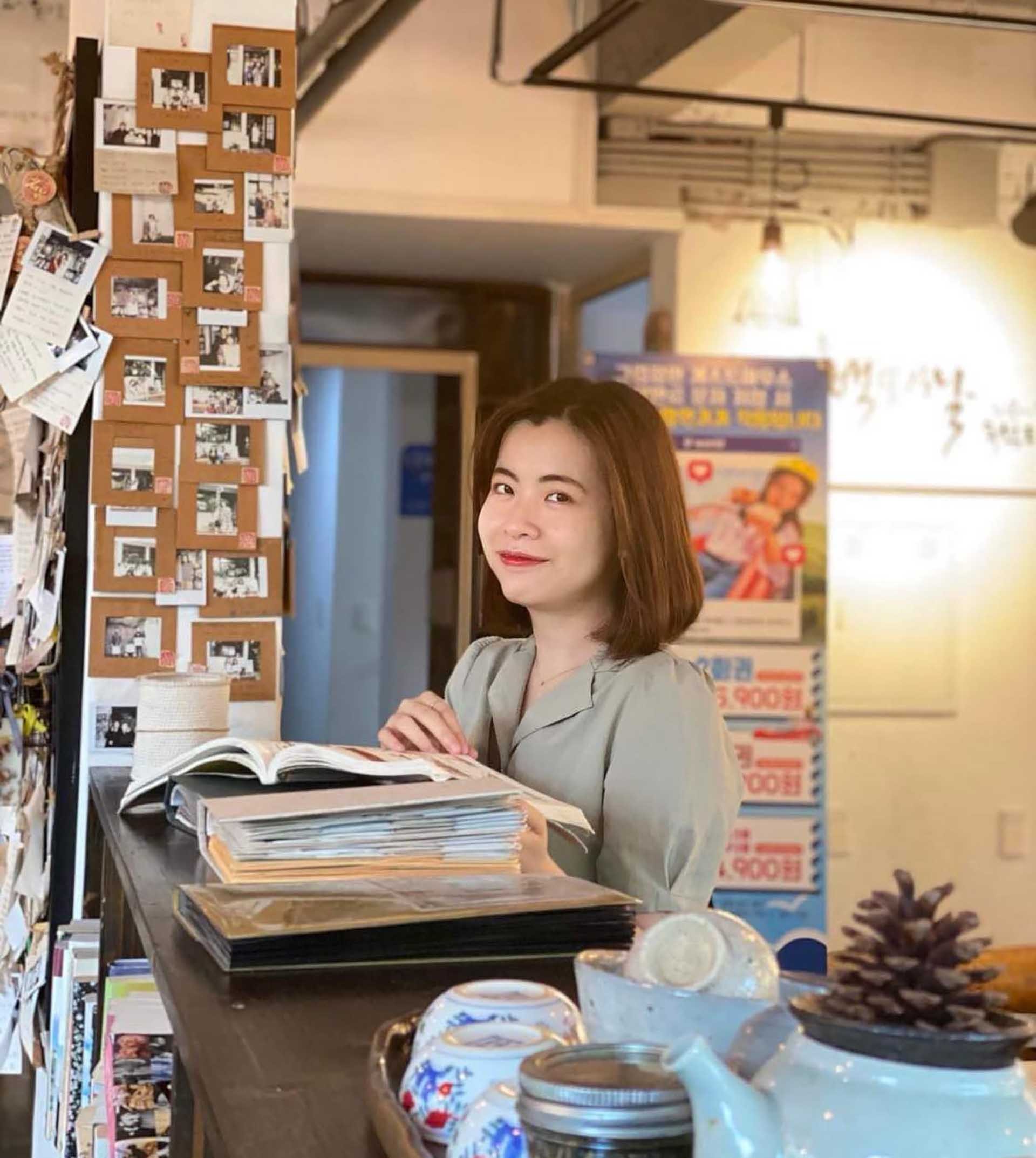 Cô giáo Phương Anh và lớp học trực tuyến tiếng Việt. (Ảnh: NVCC) Cô giáo Phương Anh và lớp học trực tuyến tiếng Việt. (Ảnh: NVCC)