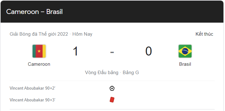 Link xem trực tiếp Cameroon vs Brazil (02h00 ngày 3/12) bảng G World Cup 2022 - trực tiếp VTV3 Link xem trực tiếp Cameroon vs Brazil (02h00 ngày 3/12) bảng G World Cup 2022 - trực tiếp VTV3