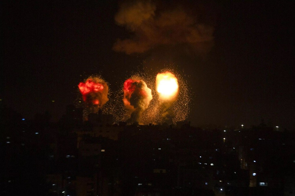 (12.04) Israel không kích đáp trả các vụ tấn công mới nhất của Hamas. (Nguồn: AFP/Getty Images) (12.04) Israel không kích đáp trả các vụ tấn công mới nhất của Hamas. (Nguồn: AFP/Getty Images)