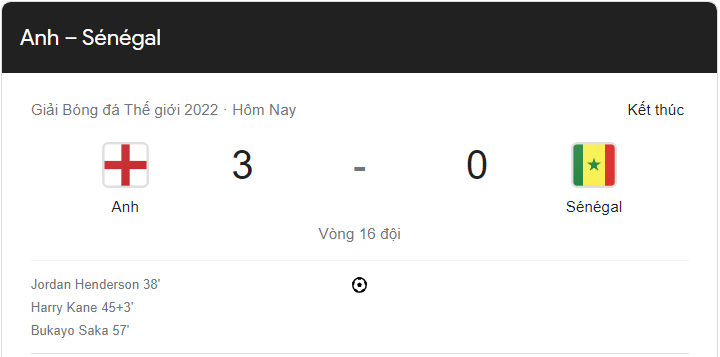 Link xem trực tiếp Anh vs Senegal (02h00 ngày 5/12) vòng 1/8 World Cup 2022 - trực tiếp VTV3