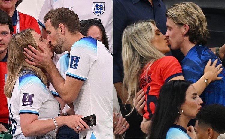World Cup 2022: Hội bạn gái, vợ cầu thủ đội tuyển Anh trên khán đài cổ vũ Tam sự thi đấu